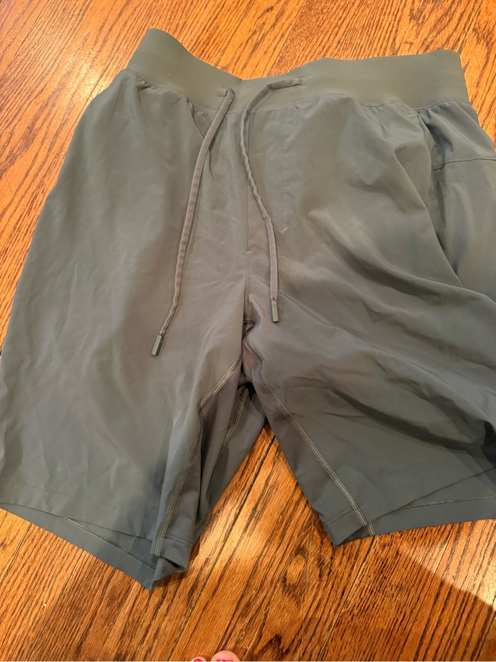 lululemon athletica Men's Olive Green Athletic Shorts
